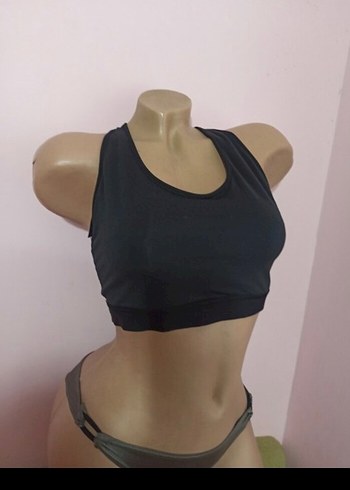 Siyah Mini Sporcu Sütyeni - Görsel 3