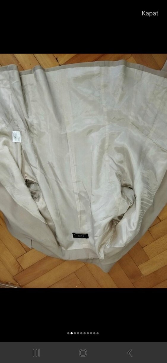 Düğmeli Gri Kadın Blazer Ceket - Görsel 2