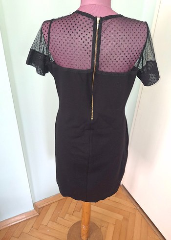 Dantel Detaylı Siyah Gotik Mini Elbise - Görsel 6