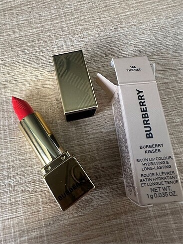  Beden Burberry Ruj 106 The Red deluxe