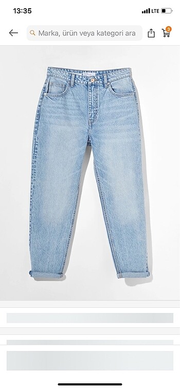 Bershka mom jean