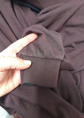 Erkek bordo uzun Kollu Polo Yaka Gömlek - Görsel 6