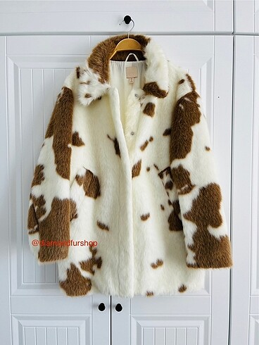 H&M M Beden Kullanılmamış Peluş Kurk