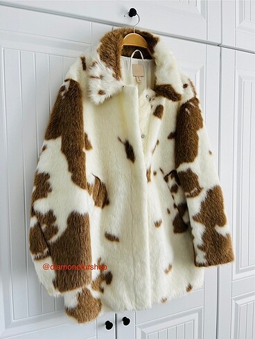 H&M H&M M Beden Kullanılmamış Peluş Kurk