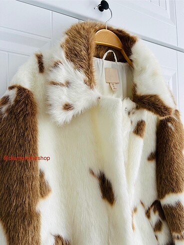 m Beden H&M M Beden Kullanılmamış Peluş Kurk