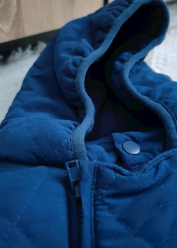 Koyu Mavi Fermuarlı Bebek Tulumu - Görsel 2