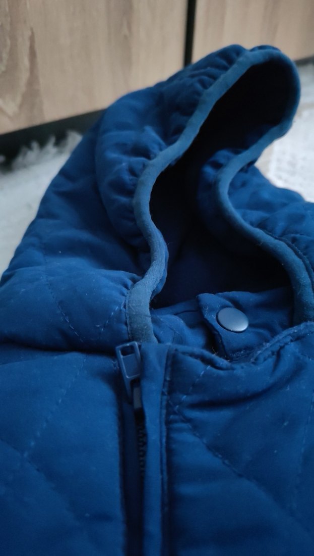 Koyu Mavi Fermuarlı Bebek Tulumu - Görsel 2