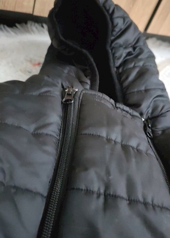 Kızaklı Bebek Siyah Polar Tulumu - Görsel 2