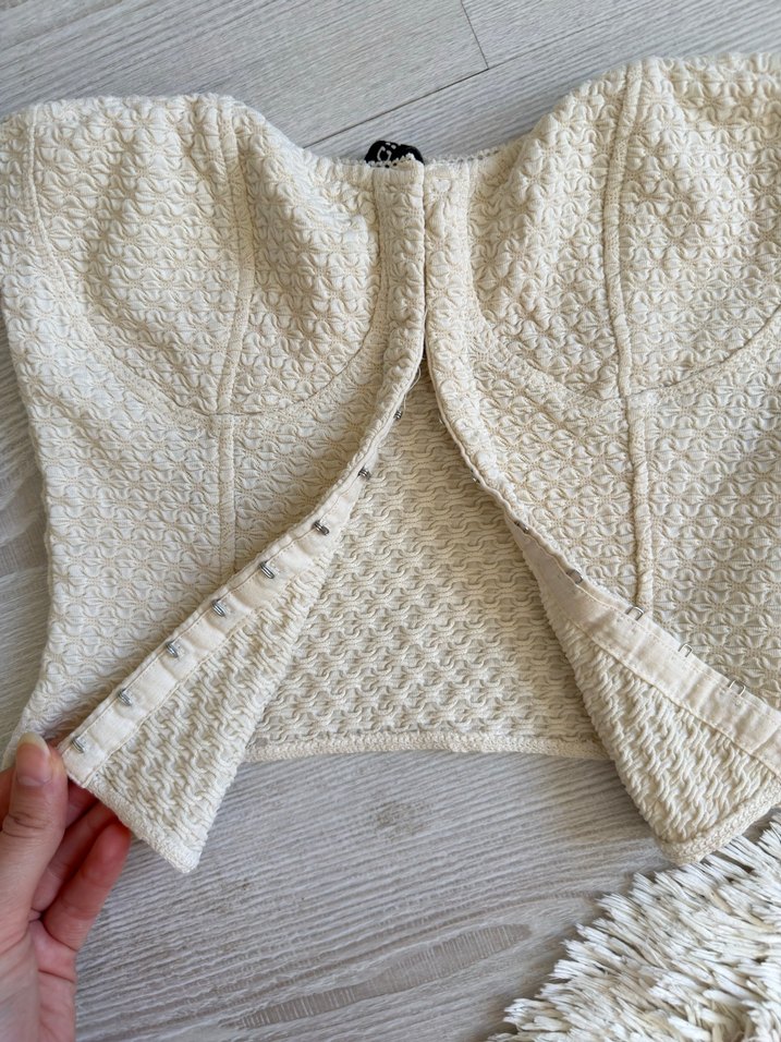 Krem Straplez Mini Bustiyer - Görsel 3