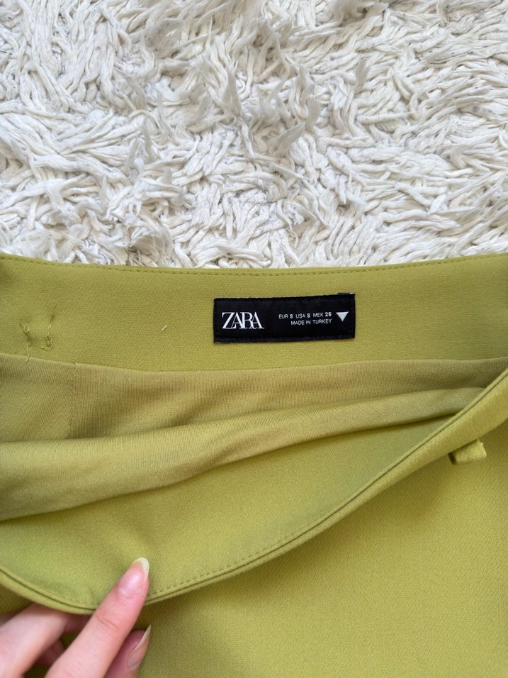 Kadın Haki Mini Etek - Görsel 2