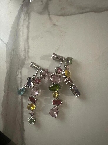  Beden çeşitli Renk Searovski gema küpe
