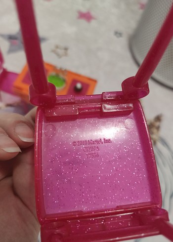 Renkli Pembe Barbie Oyun Masası ve Sandalyeleri - Görsel 7