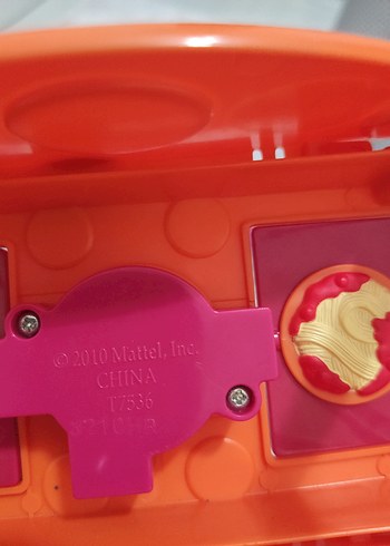 Renkli Pembe Barbie Oyun Masası ve Sandalyeleri - Görsel 8