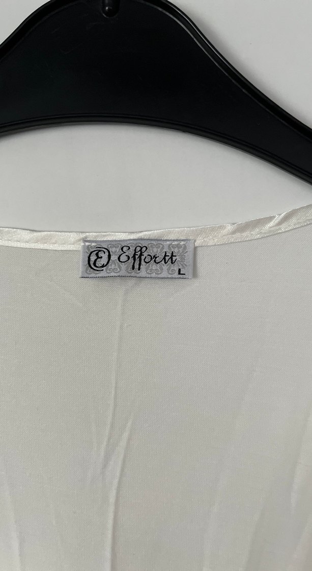 Beyaz Bohem Midi Kadın Sabahlık Takımı - Görsel 4