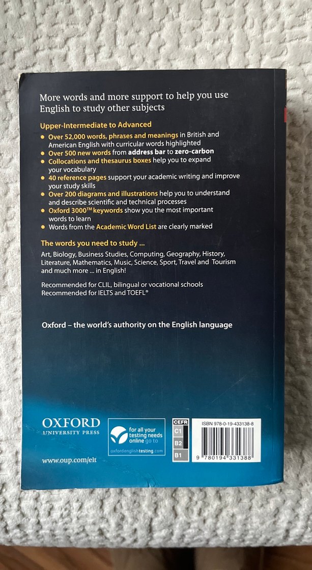 Oxford Student's Dictionary 3. Baskı - Görsel 4