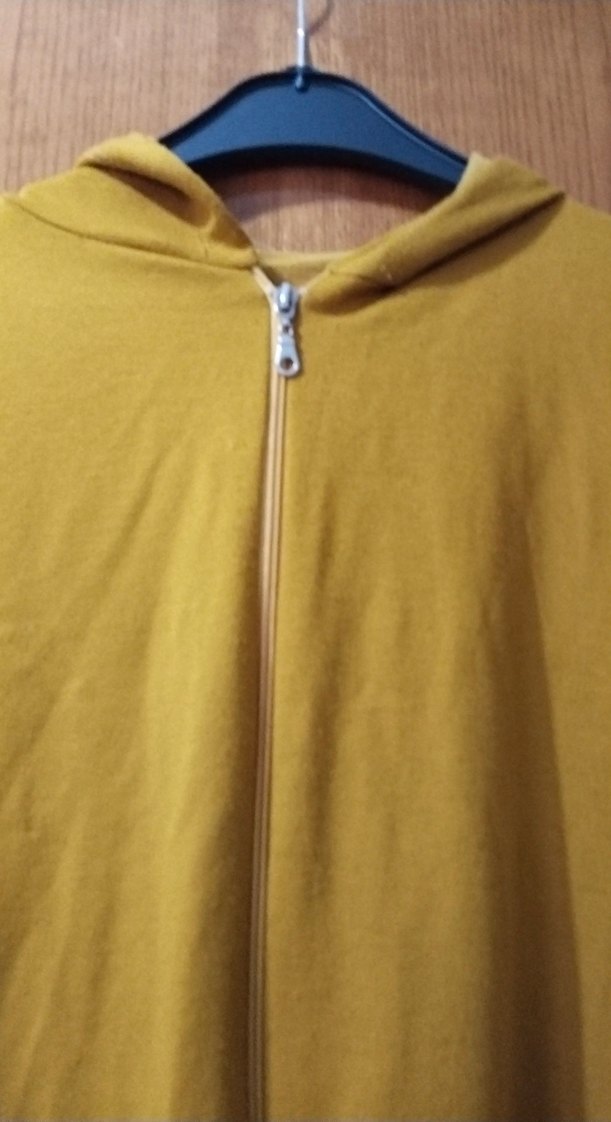 Sarı Fermuarlı Kadın Sweatshirt - Görsel 2