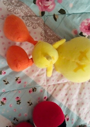 Sarı ve Turuncu Peluş Oyuncak Civciv - Görsel 2