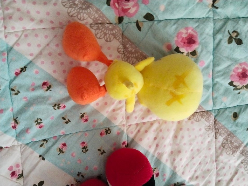 Sarı ve Turuncu Peluş Oyuncak Civciv - Görsel 2