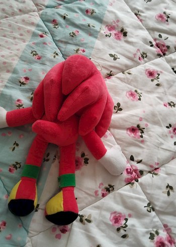 kırmızı Sonic peluş - Görsel 2