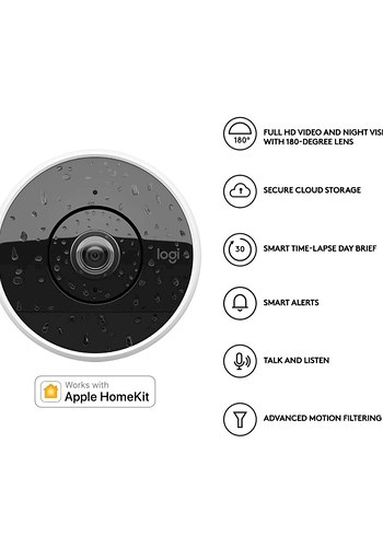 Logitech circle 2 kamera - Görsel 4