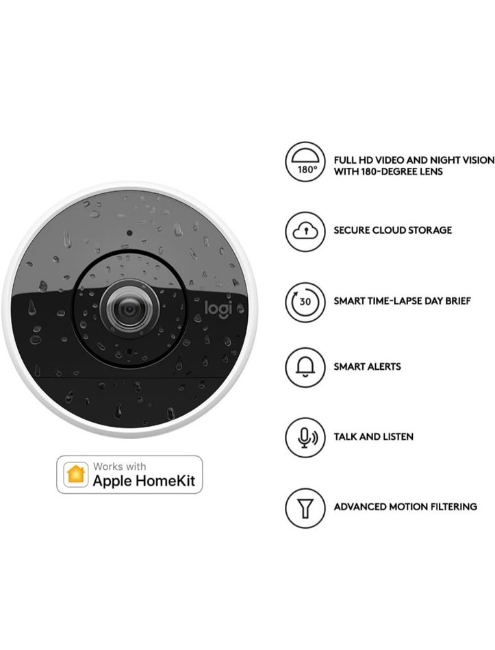 Logitech circle 2 kamera - Görsel 4