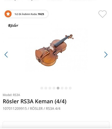 Rösler RS3A Keman (4/4)