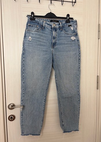 Kadın Mavi Denim Kot Pantolon