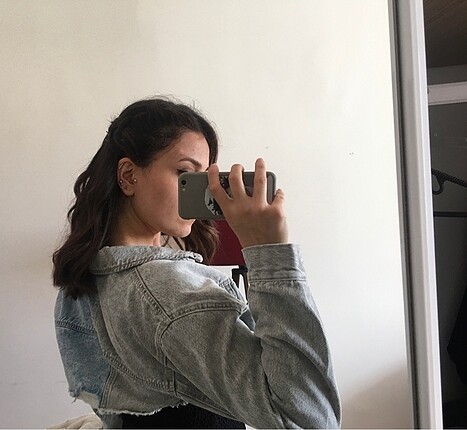 Bershka Bershka süper crop ceket