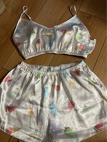 Saten Pjama takımı