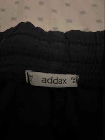 Addax Keten lacivert pantolon