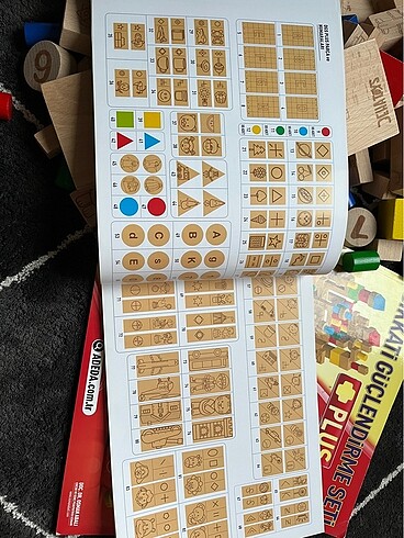 Beden Renk Dikkat güçlendirme seti 5 yaş Adeda