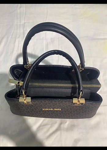 Michael Kors Zincir Detaylı Kahverengi Deri Çanta - Görsel 3