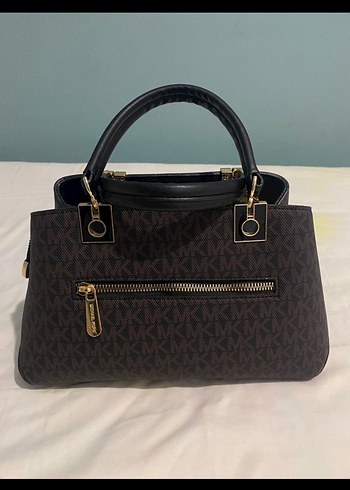 Michael Kors Zincir Detaylı Kahverengi Deri Çanta - Görsel 2