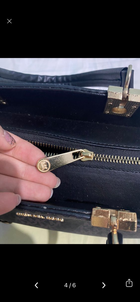 Michael Kors Zincir Detaylı Kahverengi Deri Çanta - Görsel 4