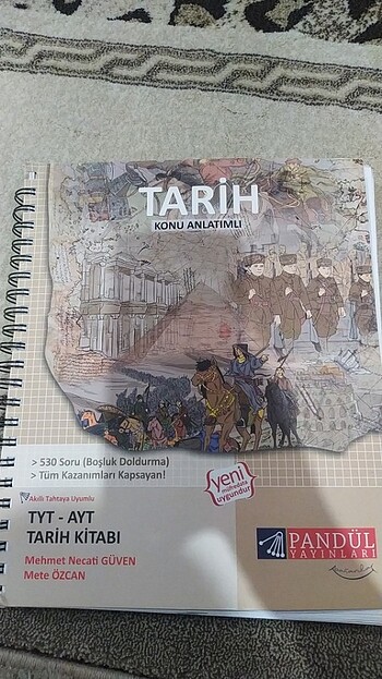 Tarih konu anlatımlı defter 