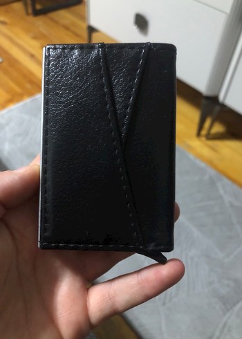 Siyah Minimalist Erkek Cüzdan