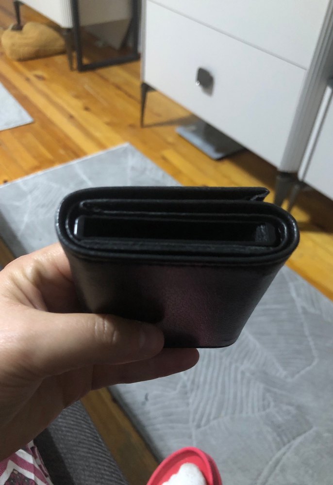 Siyah Erkek Biker Cüzdan - Görsel 3