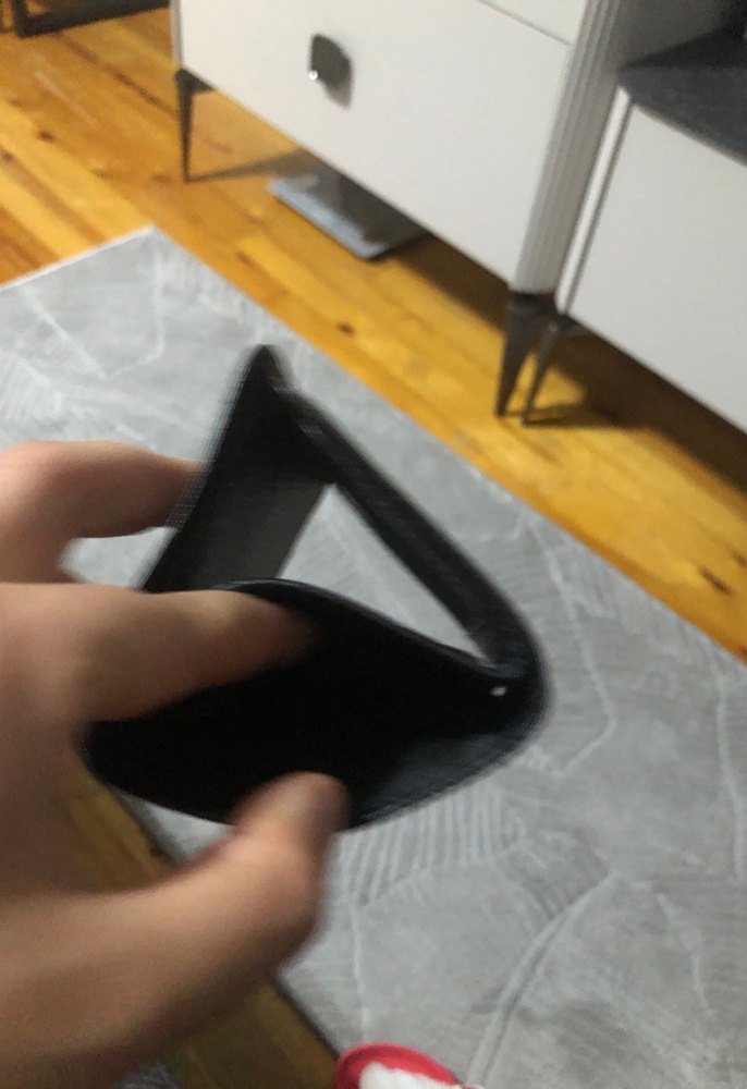 Yılan Desenli Siyah Erkek Cüzdan - Görsel 2