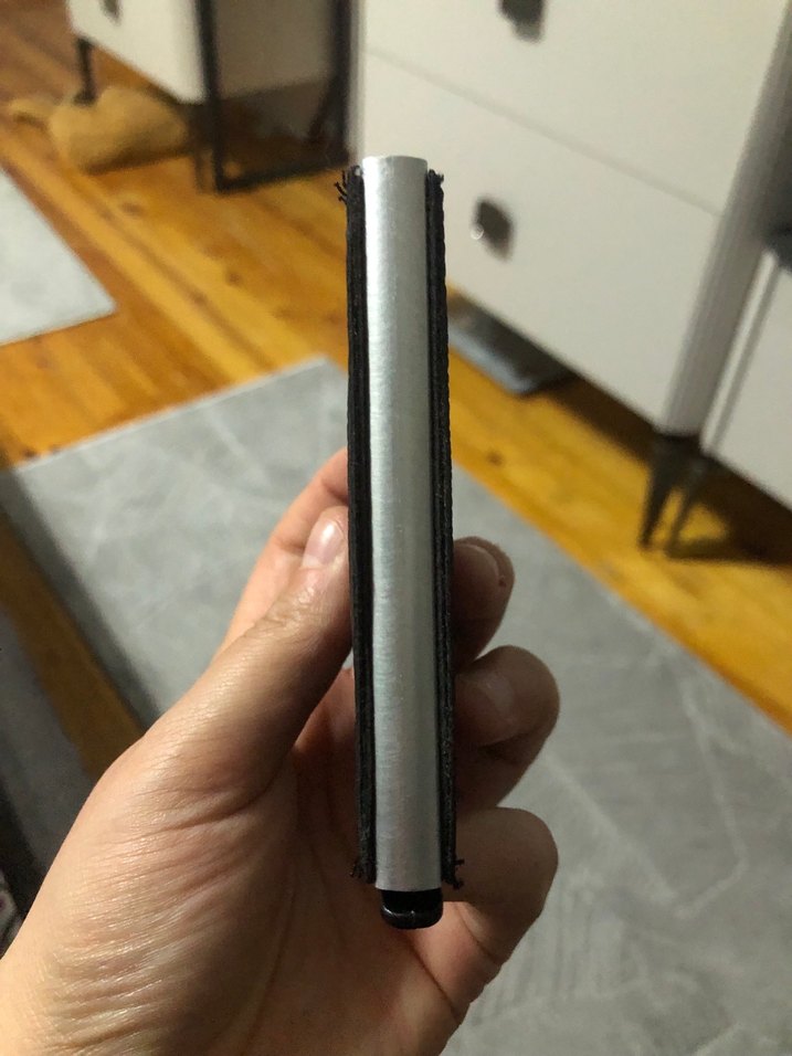 Siyah Minimalist Erkek Cüzdan - Görsel 2