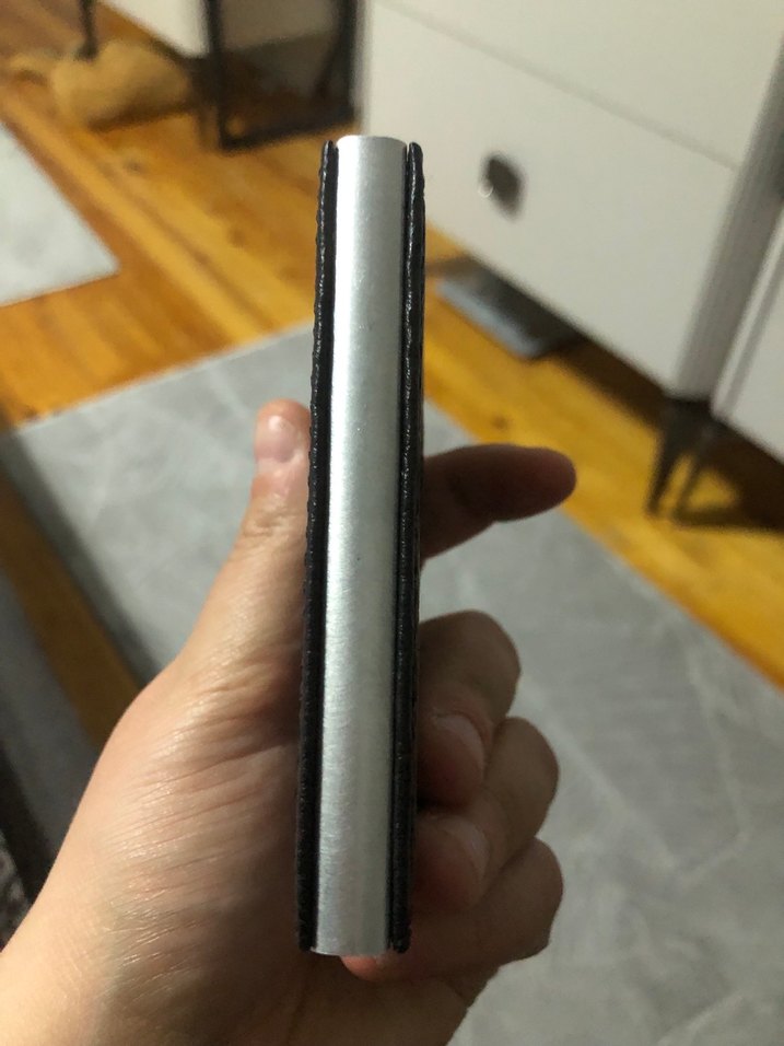 Siyah Minimalist Erkek Cüzdan - Görsel 3