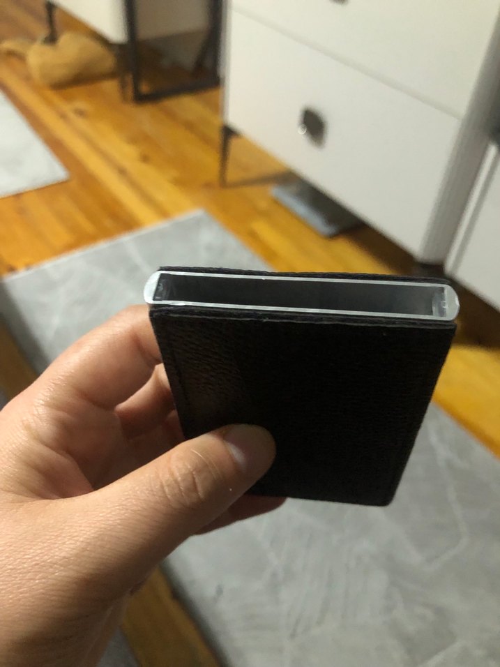 Siyah Minimalist Erkek Cüzdan - Görsel 4