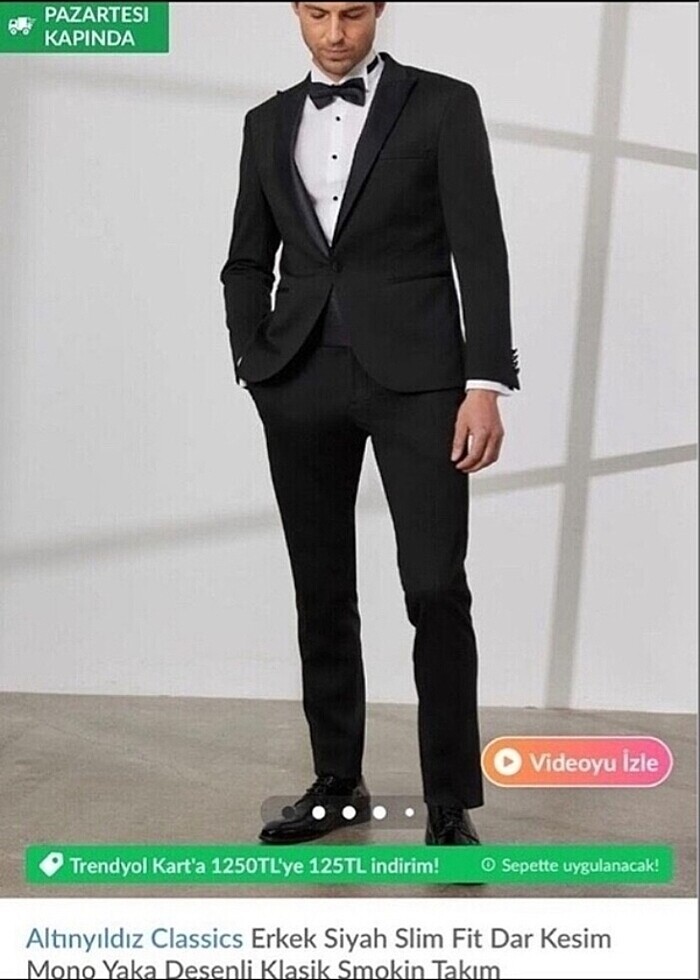 Altınyıldız Smokin damatlık - Görsel 2