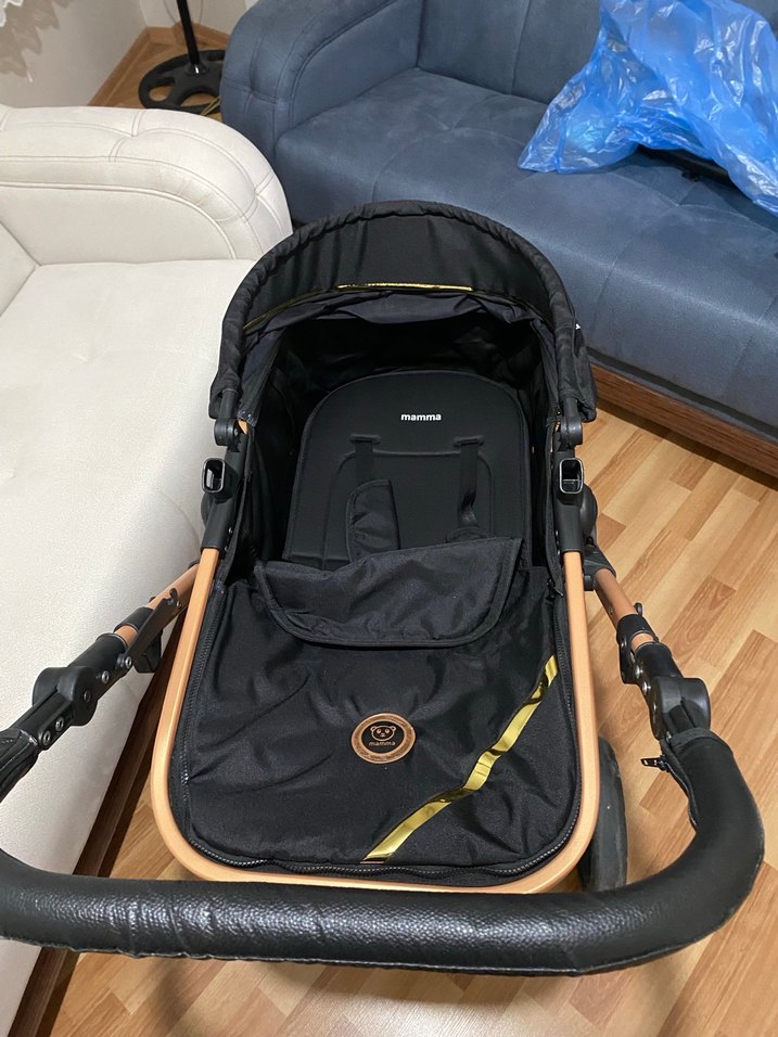 Siyah Bebek Arabası - Görsel 5