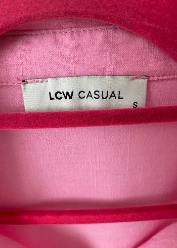 Pembe Uzun Kollu Kadın Gömlek - Görsel 3