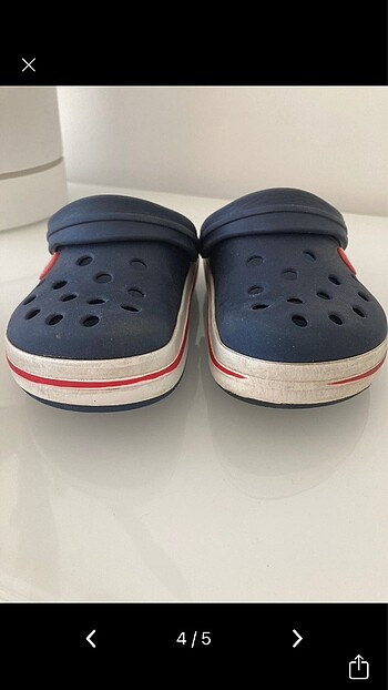 28 Beden lacivert Renk Crocs erkek çocuk terlik C10