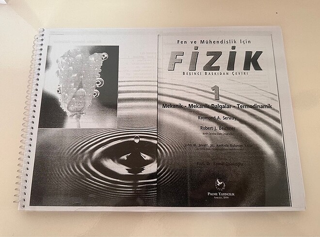 Fen ve mühendislikler için fizik1