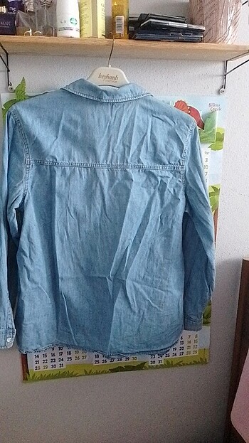 Kadın Kot Gömlek  - Görsel 5