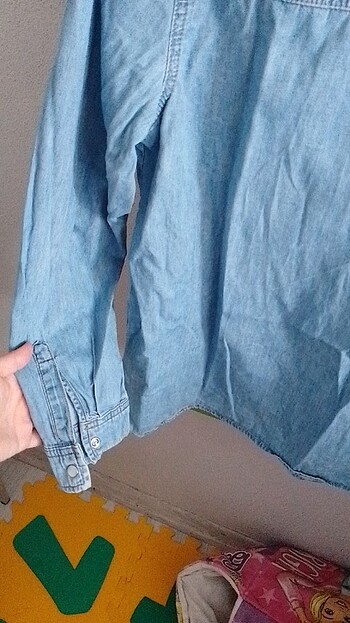 Kadın Kot Gömlek  - Görsel 6