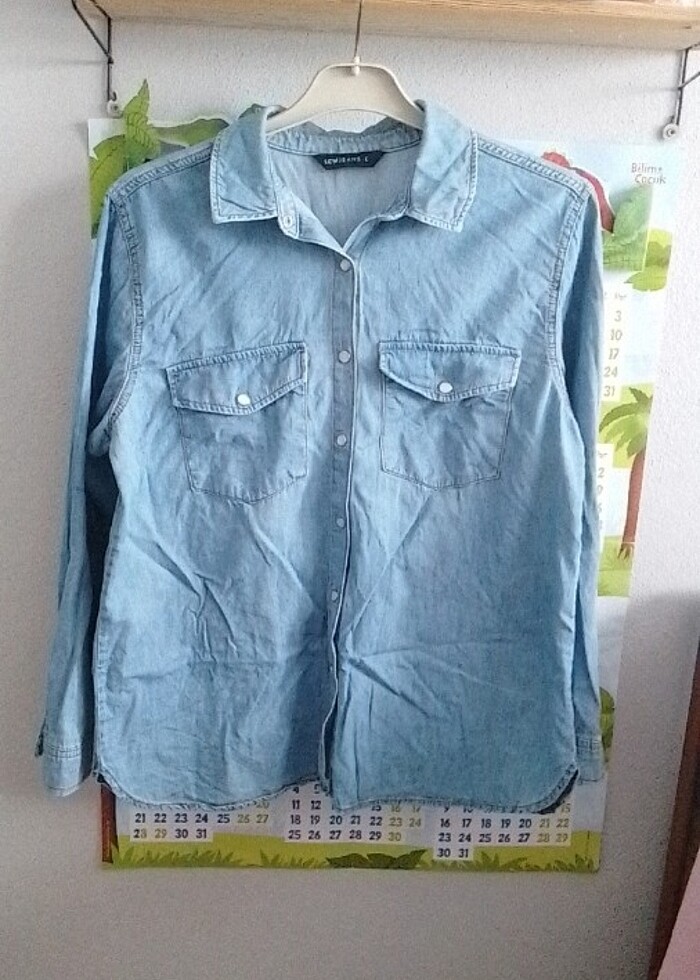 Kadın Kot Gömlek  - Görsel 2