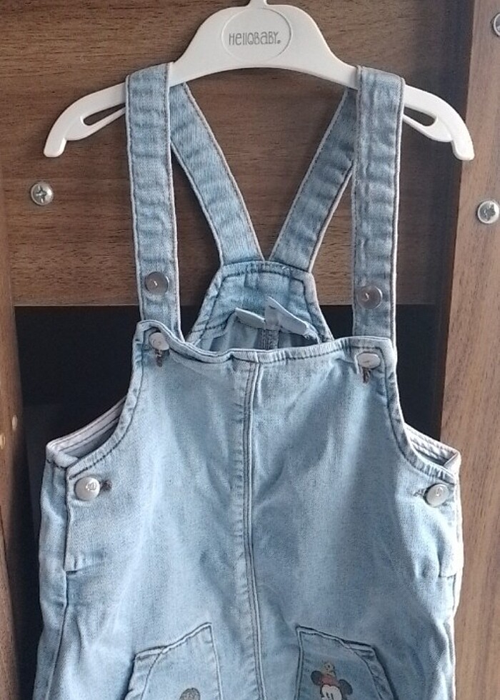 Kız Çocuk Kot Elbise - Görsel 4